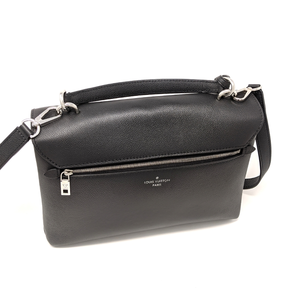 🎉HP Louis Vuitton MyLockme LV Black Bag Calfskin - Picture 3 of 8